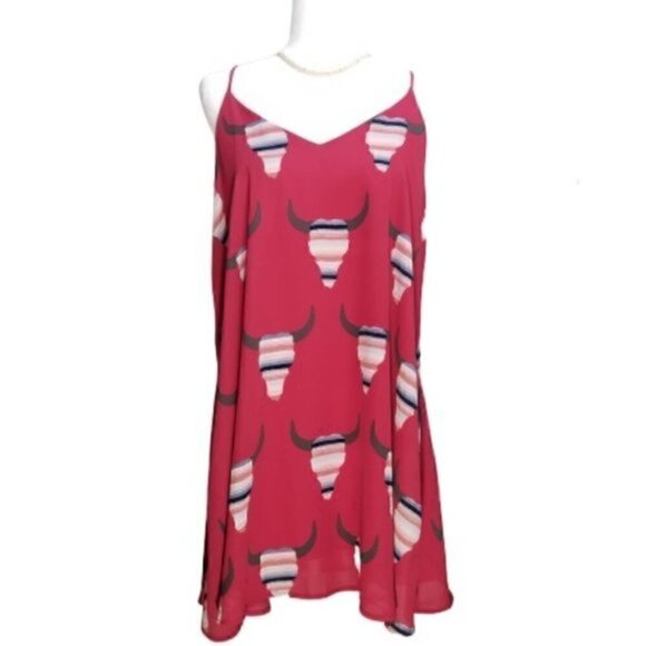 Altar'd State Buffalo Southwestern Swing Dress - Picture 1 of 7